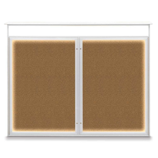 Double Door Enclosed Indoor Letterboard